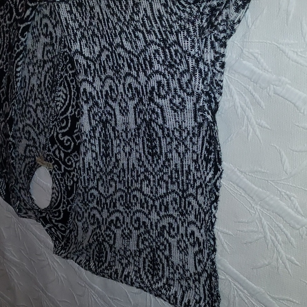 Democracy Shrugs Poncho Style Sweater - Picture 6 of 9